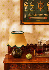 Casa by Josephine Jenno Green Petal Jute Scallop Lampshade