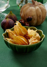 Casa by Josephine Jenno Green Scallop Ceramic Dip Bowls - Set of 3