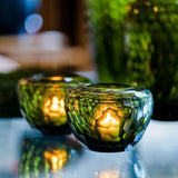 Lowlands Design Emerald Olive Candleholder H10 D14cm