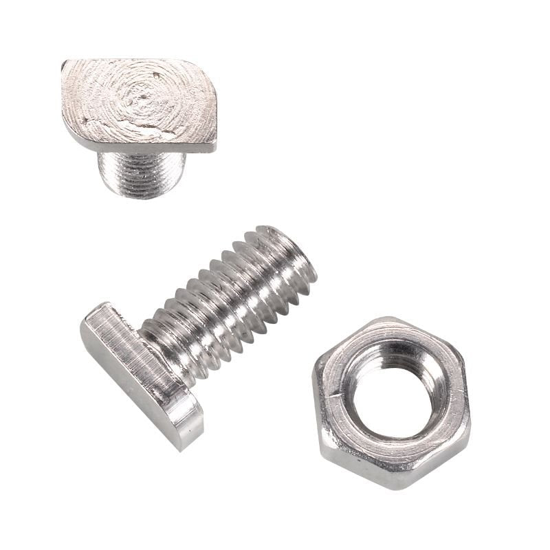 AllotMate Essentials Greenhouse M6 Cropped Head Bolts & Nuts, 15 Pack