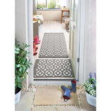 Washable Mat & Runners Geometric Design by The Rugs