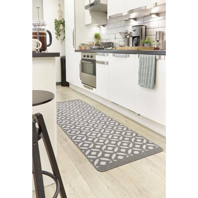 Washable Mat & Runners Geometric Design by The Rugs