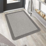 The Rugs Washable Mat and Runners Stripe Design