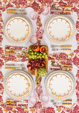 Casa by Josephine Jenno Harbour Island Round Rattan Charger Placemat White - Set of 4