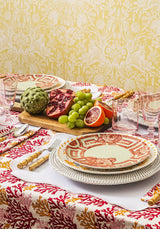Casa by Josephine Jenno Harbour Island Round Rattan Charger Placemat White - Set of 4