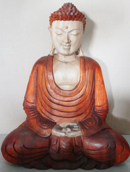Yorkshire Bonsai Hand Carved Buddha Statue - 40cm