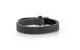 Ralph & Co Herringbone Leather Dog Collar - Balmoral