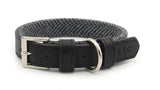 Ralph & Co Herringbone Leather Dog Collar - Balmoral