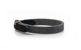 Ralph & Co Herringbone Leather Dog Collar - Balmoral