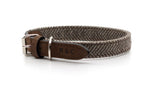 Ralph & Co Herringbone Leather Dog Collar - Lincoln