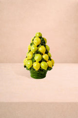 Casa by Josephine Jenno Italian Mid Century Ceramic Lemon Basket