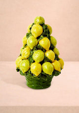 Casa by Josephine Jenno Italian Mid Century Ceramic Lemon Basket
