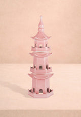 Casa by Josephine Jenno Chinoiserie Rose Pagoda in Blush Pink