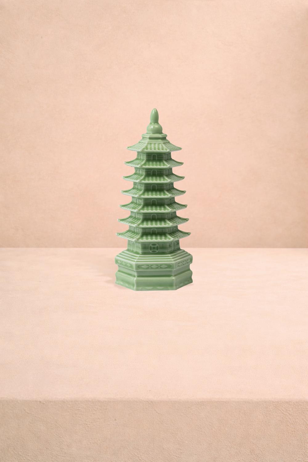 Casa by Josephine Jenno Sylvia Jade Pagoda Decorative Ornament