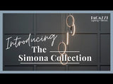 Pagazzi Simona 2 Light Polished Chrome LED Wall Light