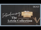 Pagazzi Letizia 2 Light Tiered Scallop LED Pendant Ceiling Light