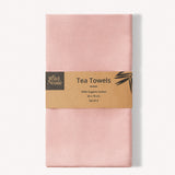 Wild & Stone Organic Cotton Tea Towels - Herringbone Weave - Set of 2