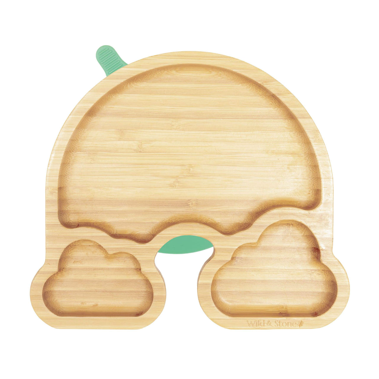 Wild & Stone Baby Bamboo Weaning Plate Set - Over The Rainbow