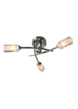 Pagazzi Icarus 3 Light Semi-Flush Ceiling Light Polished Chrome
