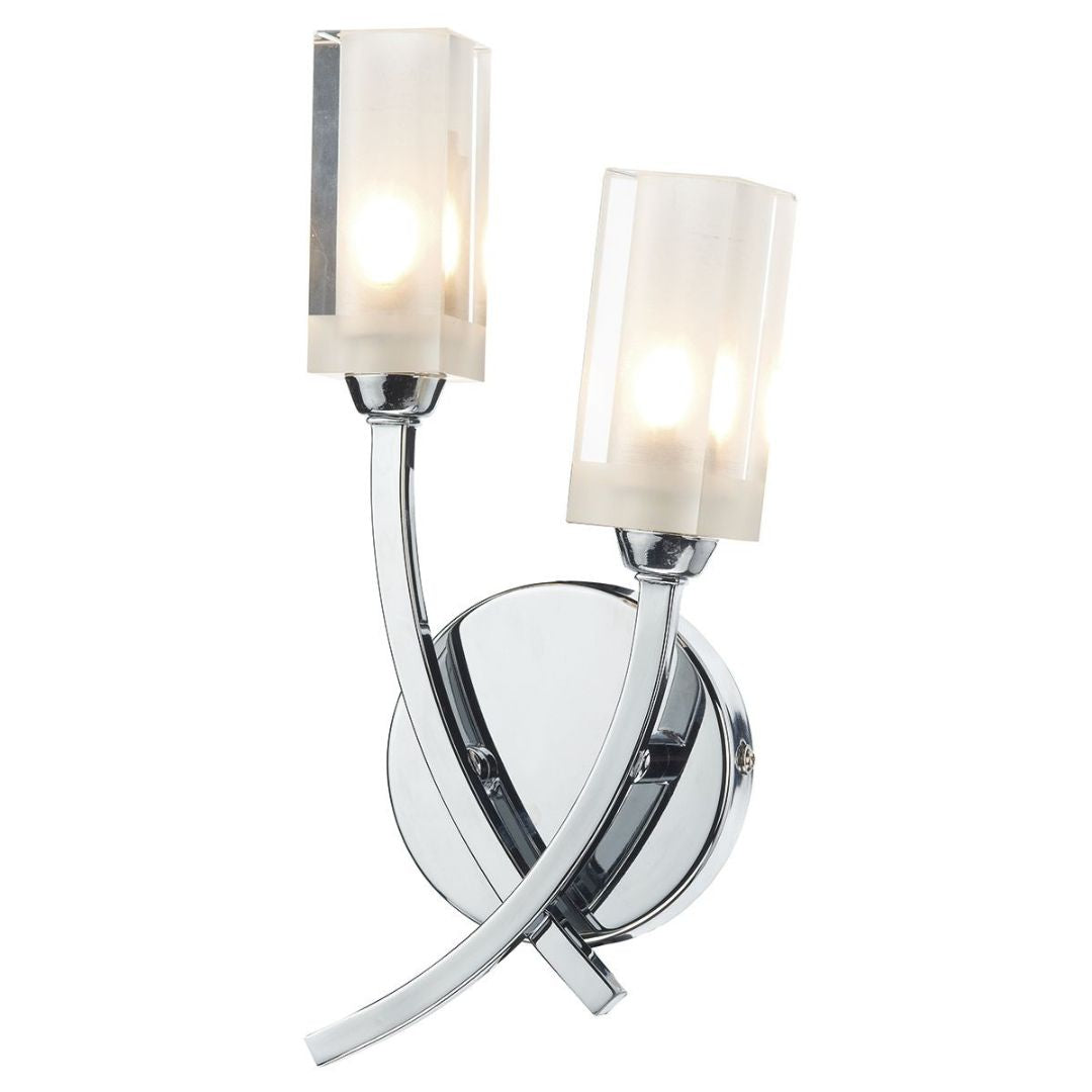 Pagazzi Icarus 2 Light Wall Light Polished Chrome