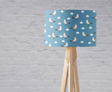 Shadowbright Blue Ceiling or Table Lampshade with Seagull Design