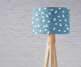 Shadowbright Blue Ceiling or Table Lampshade with Seagull Design