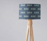 Shadowbright Dark Blue Scandinavian Forest Lampshade, Ceiling or Table