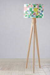 Shadowbright Green and Pink Colour Block Ceiling or Table LampShade