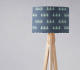 Shadowbright Dark Blue Scandinavian Forest Lampshade, Ceiling or Table