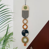 Medium Lines Modern Art Wood Wall Hanging