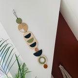 Geometric Mid-Century Wood Wall Art