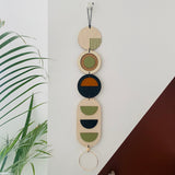 Geometric Wall Hanging Tapestry - Wooden Wall Art