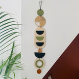 Geometric Mid-Century Wood Wall Art