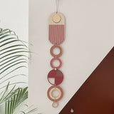Medium Lines Modern Art Wood Wall Hanging
