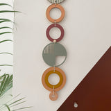 Muted Modern Wall Art - 68cm length 10cm wide.