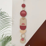 Pink Modern Wall Art - 68cm length 10cm wide