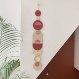 Pink Modern Wall Art - 68cm length 10cm wide