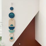 Blue Modern Geometric Wall Art | Minimal Contemporary Decor