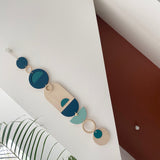 Blue Modern Geometric Wall Art | Minimal Contemporary Decor