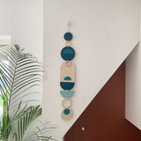 Blue Modern Geometric Wall Art | Minimal Contemporary Decor