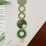 Green Modern Wall Art – Mid Century Wood Wall Hanging Decor