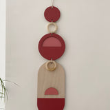 Pink Modern Wall Art - 68cm length 10cm wide