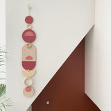 Pink Modern Wall Art - 68cm length 10cm wide