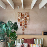 Large Modern Geometric Wall Art | Warm Tones Big Wall Tapestry