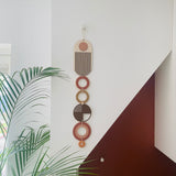 Brown Modern Wall Art - Geometric Earthy Tones Art