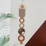 Brown Modern Wall Art - Geometric Earthy Tones Art