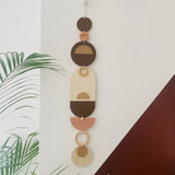 Medium Sunset Modern Art Wood Wall Hanging