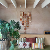 Large Modern Geometric Wall Art | Warm Tones Big Wall Tapestry