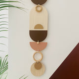 Brown Modern Wall Art - 68cm in length 10cm wide