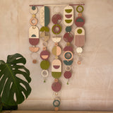 Eccentric Lime Geometric Wall Art